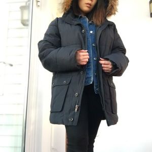 ♥️ANY OFFER♥️ GAP DOWN WINTER COAT FAUX FUR HOOD